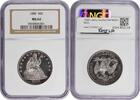 US Half Dollar 1886 Liberty Seated Silver Half Dollar MS64 NGC None -