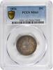 US Quarter 1876 Liberty Seated Silver Quarter MS63 PCGS None -