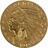 US Two and a Half Dollar 1915 $2.50 Gold Indian AU Uncertified #713 None -