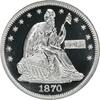US Half Dollar 1870-CC Sesquicentennial Half Dollar Replica .999 Silver BU OGP None -