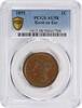 US Cent 1855 Large Cent Knob on Ear AU58 PCGS None -