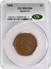 US Cent 1855 Large Cent Slanted 55 MS63BN CACG None -