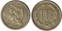US Three Cent 1888 Three Cent Nickel MS60 Uncertified #920 None -