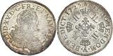 France 1725 Louis XV Ecu aux Huit L Paris Splendide à Fleur de coin Brillant de frappe