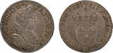 France Demi-écu 1681 Louis XIV  du Parlement Lyon Splendide à Fleur de coin rare Qualité