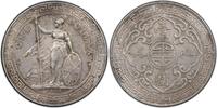 Trade Dollar 1907 Great Britain  KM# T5 Superbe