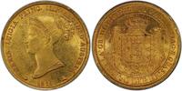 40 Lire Parma Maria Luigia gold very rare High Grade -