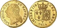 France 1786 Louis XVI Louis dor Nantes Trésor de Vendée flan miroir Fleur de coin