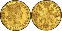 France 1641 Louis XIII Louis dor de Warin mèche longue Superbe belle qualité patine
