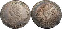 France Ecu aux branches dolivier 1726 Louis XV  La Rochelle Splendide patine rare
