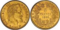 Frankreich 5 Francs 1868 Napol&eacute;on III  or Paris PCGS MS64 Fleur de coin ... 1000,00 EUR envoi gratuit