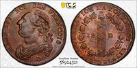 Frankreich 12 Deniers 1791 Constitution Louis XVI  Lyon PCGS MS65 Fleur ... 1200,00 EUR envoi gratuit