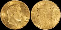 Frankreich 100 Francs 1862 Napol&eacute;on III  or Paris T&ecirc;te laur&eacute;e PCGS MS64 ... 22000,00 EUR envoi gratuit