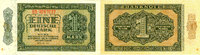 Banknoten 1 DEUTSCHE MARK 1948 DDR:  1948 Ro.340e I-  9,80 EUR prix TTC + 8,90 EUR frais d'envoi