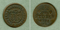 Altdeutschland Jülich Berg 1/4 Stüber 1786 PR ss -