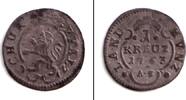 Altdeutschland Pfalz (Kurlinie) 1 Kreuzer 1763 f.ss selten -