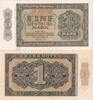 Banknoten 1 DEUTSCHE MARK 1948 DDR:  1948 Ro.340e I  11,80 EUR prix TTC + 8,90 EUR frais d'envoi