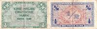 Banknoten 1/2 DEUTSCHE MARK 1948 BDL:  1948 Ro.230 III-IV III-IV 19,80 EUR prix TTC + 8,90 EUR frais d'envoi