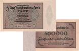 Banknoten 500.000 Mark 500.000 MARK 1923 Ro.87f I -