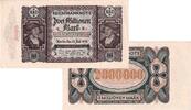 Banknoten 2 Mio. Mark 2 MILLIONEN MARK 1923 Ro.89b I- -