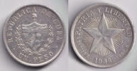 Kuba 1 Peso CUBA / KUBA 1 Peso 1933 (KM#15.2) SILVER ss-vz -