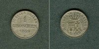 Altdeutschland 1 Groschen Oldenburg 1869 B vz- selten -