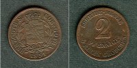 Altdeutschland 2 Pfennig Sachsen Coburg und Gotha 2 Pfennige 1851 F ss+ -