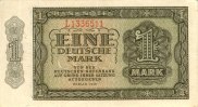 Banknoten 1 DEUTSCHE MARK 1948 DDR:  1948 Ro.340a II  66,00 EUR prix TTC + 18,80 EUR frais d'envoi