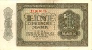 Banknoten 1 DEUTSCHE MARK 1948 DDR:  1948 Ro.340b II  19,80 EUR prix TTC + 8,90 EUR frais d'envoi