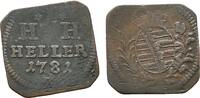 SACHSEN Hellerklippe Josef Friedrich, 1780-1784/1787, Vormund für Friedrich. -