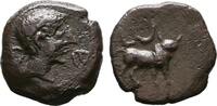 IBEROKELTEN Gnaeus Voconius Æ-Semis 100-40 v.Ch. Kastilo (Cazlona be Dunkelbraune Patina. Sehr schön.