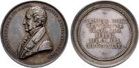 NUMISMATIKER Silbermedaille 1844 (v. van der Kellen). Vries, Hieronymus de, 1776-1853. SPL