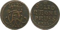 Brandenburg-Preußen Schilling Friedrich Wilhelm I. 1713-1740. -