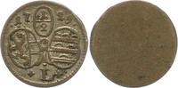 Salzburg 1/2 Kreuzer Leopold Anton Eleutherius von Firmian 1727-1744. -