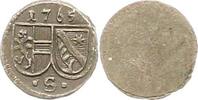 Salzburg Pfennig Sigismund von Schrattenbach 1753-1771. -
