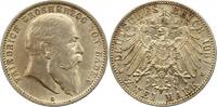 Baden 2 Mark Friedrich I. 1856-1907. -
