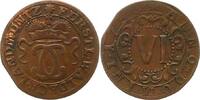 Waldeck 6 Pfennig Karl August Friedrich 1728-1763. -