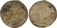 Sachsen-Kurfürstentum Einseitiger Pfennig Johann Friedrich und Georg 1534-1539. -