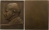 Ungarn Bronzeplakette Admiral Miklos Horty 1920-1944. -