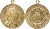Brandenburg-Preußen versilberte Bronzemedaille Wilhelm I. 1861-1888. -