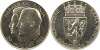 Norwegen Silbermedaille Olav V. 1957-1991. -