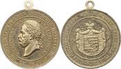 Brandenburg-Preußen versilberte Bronzemedaille Wilhelm I. 1861-1888. -