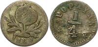 Kolumbien 1/4 Decimo Vereinigte Staaten von Kolumbien 1862-1886. -