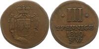 Waldeck 3 Pfennig Georg Heinrich 1813-1845. -