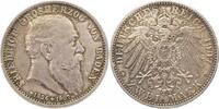 Baden 2 Mark Friedrich I. 1856-1907. -