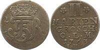Oldenburg 2 Mariengroschen 1763 Friedrich von Dänemark 1746-1766. Fast s... 75,00 EUR prix TTC + 6,00 EUR frais d'envoi