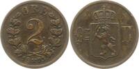 Norwegen 2 Öre 1 Unter schwedischer Regierung 1814-1905. -