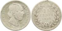 Niederlande-Königreich 25 Cent Wilhelm III. 1849-1890. -