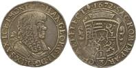 Sachsen-Albertinische Linie 1/3 Taler Johann Georg II. 1656-1680. -