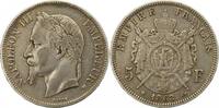 Frankreich 5 Francs Napoleon III. 1852-1870. -